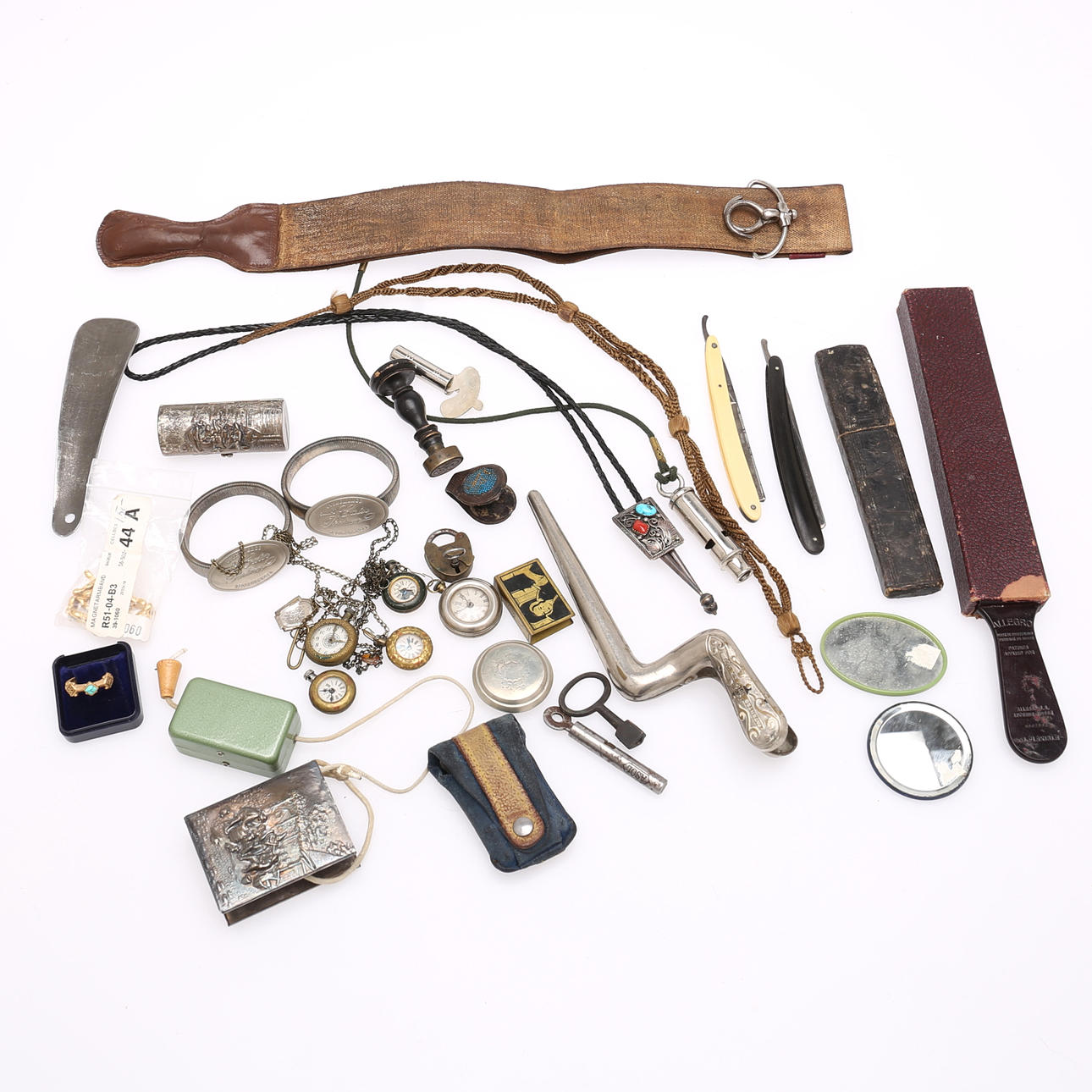 RAKKNIVAR, STRIGLAR, VISSELPIPOR, mm, Parti.