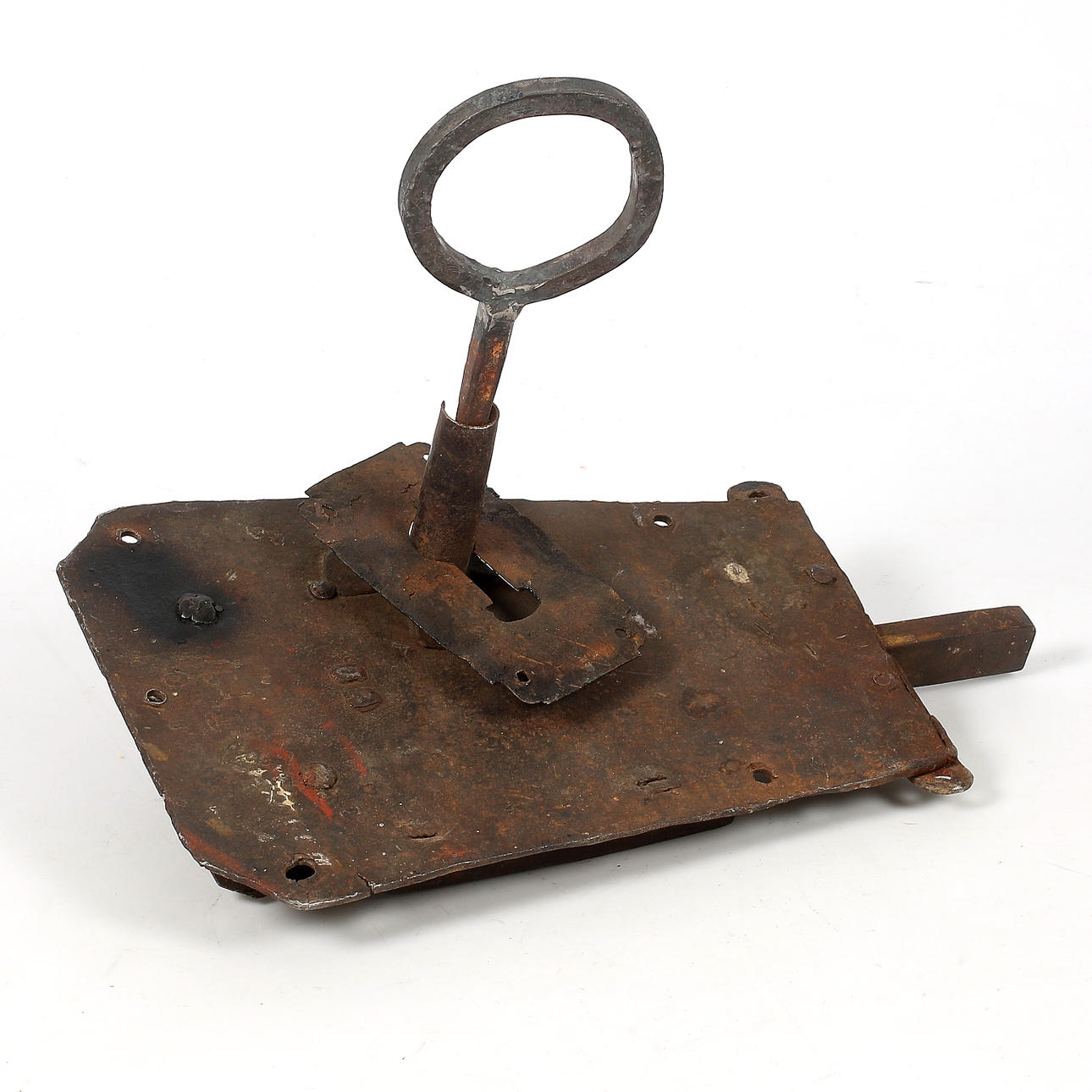 LUKKO, taottu, ns. "napsautuslukko". 1700-luku.