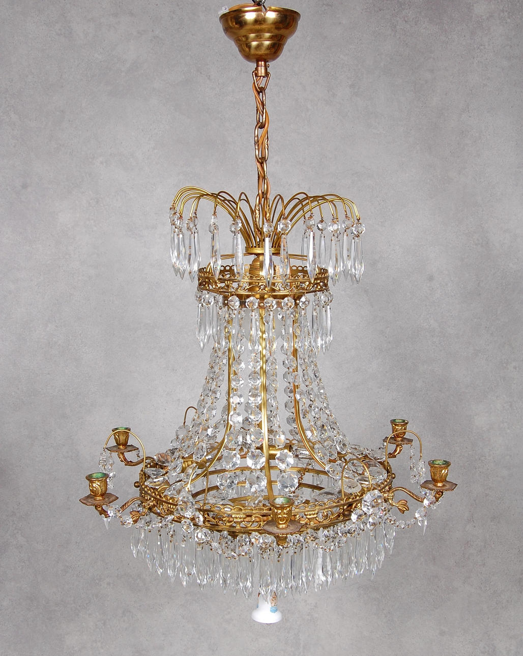 LJUSKRONA, empirestil, 1900-tal.