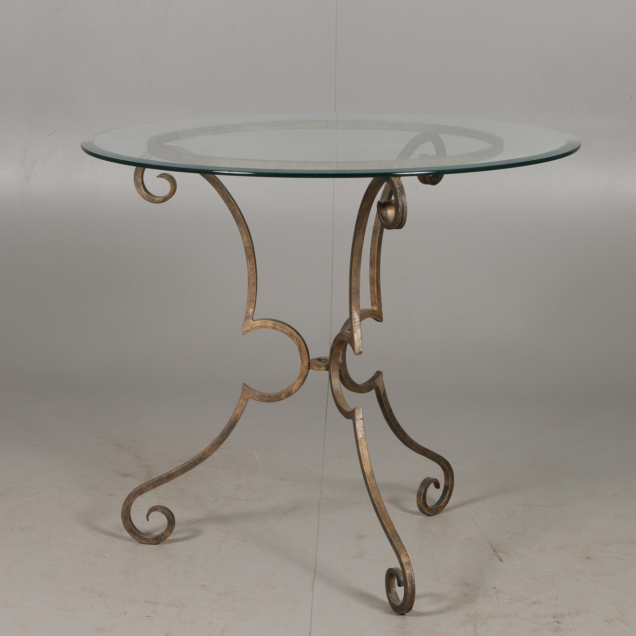 MESA, hierro forjado/vidrio.