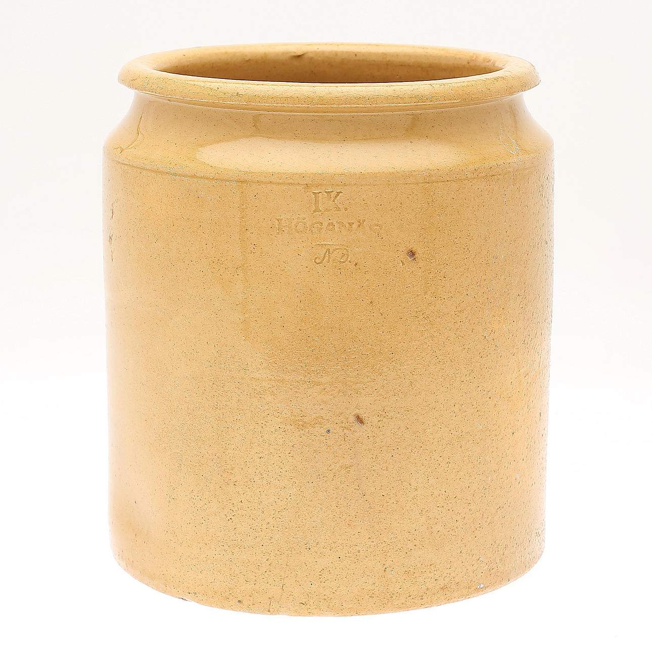 KRUS, gul keramik, Höganäs.