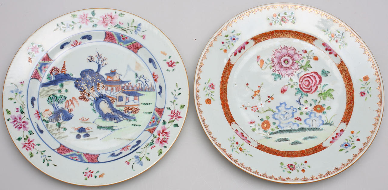 TALLRIKAR, 2 st, Kina.