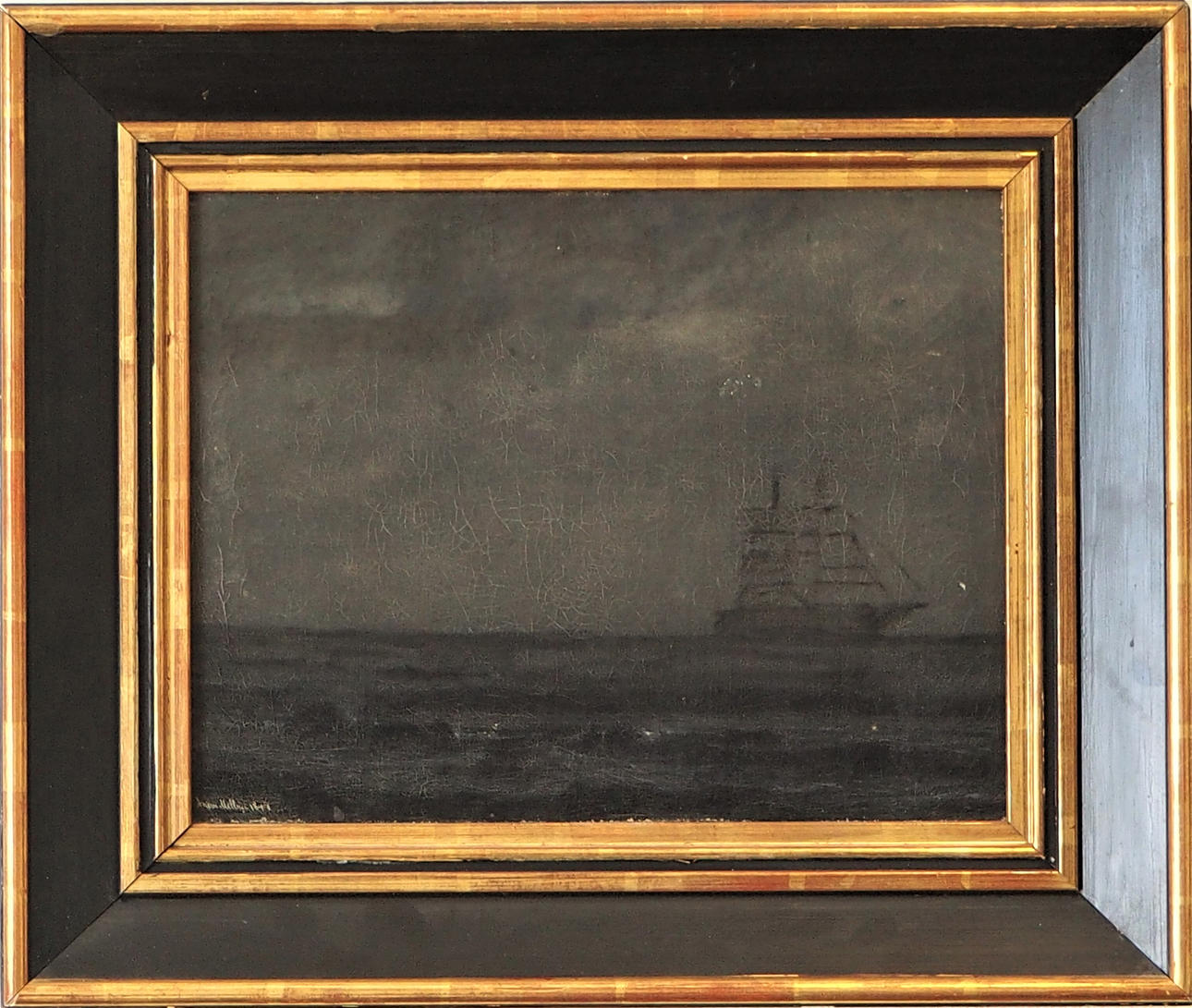 ANTON MELBYE. oil on canvas, signed and dated 1840.