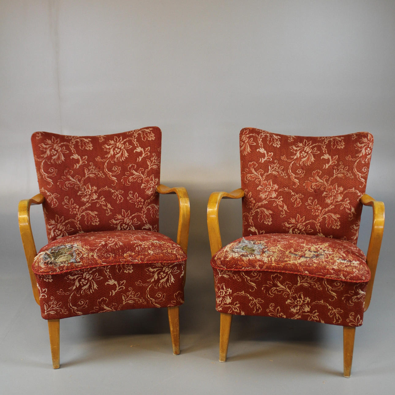 FÅTÖLJER 1 par 1930-tal.