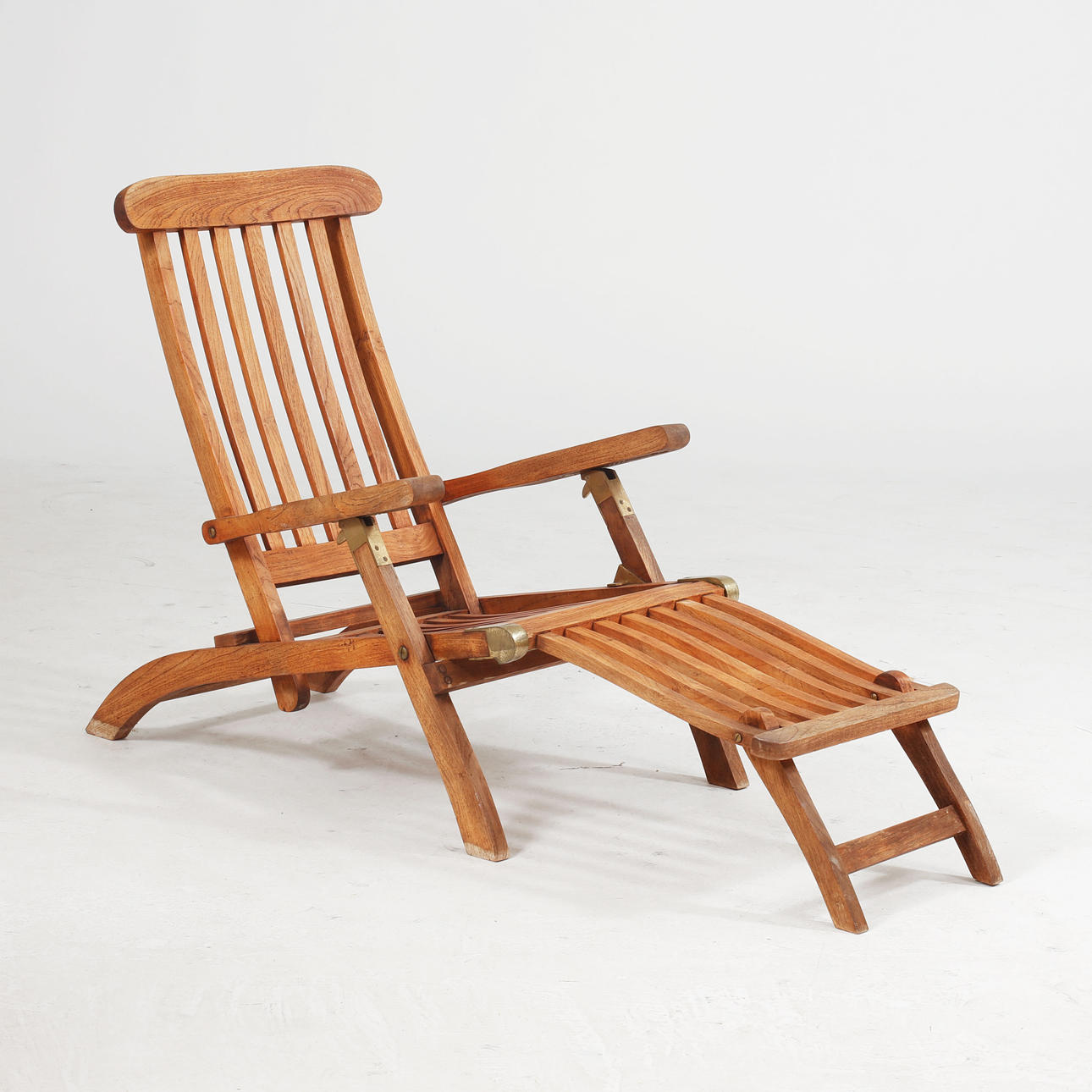 DÄCKSTOL, Art Garden, teak, mässing.