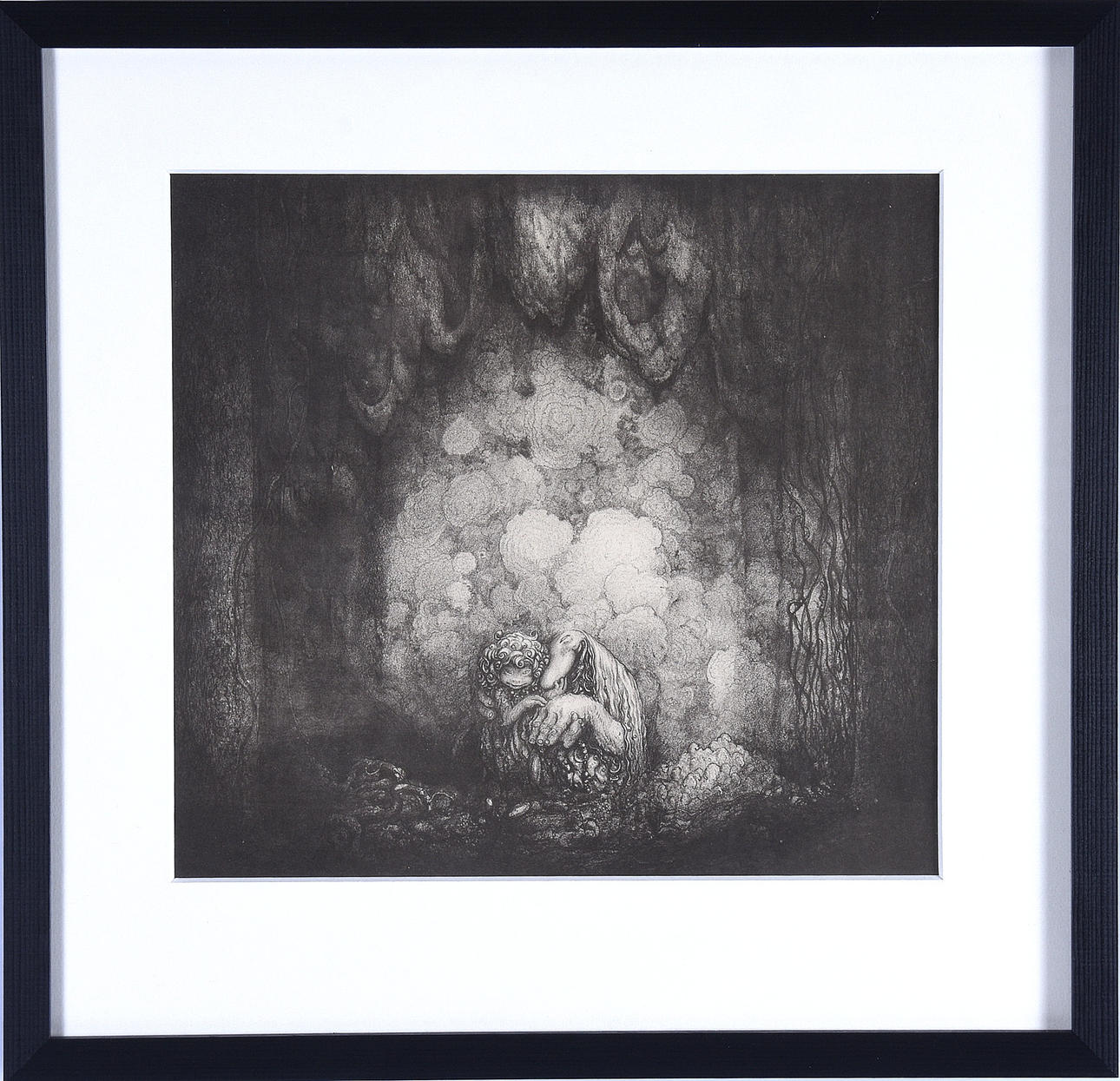 JOHN BAUER. Litografi.