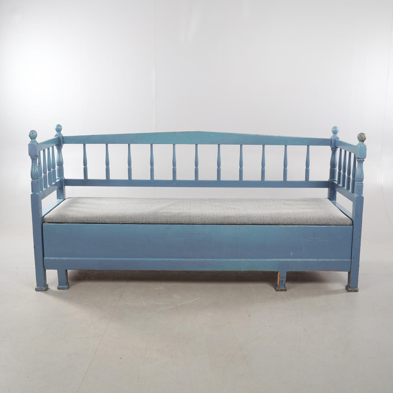 KÖKSSOFFA, trä,blå, 1900-tal.