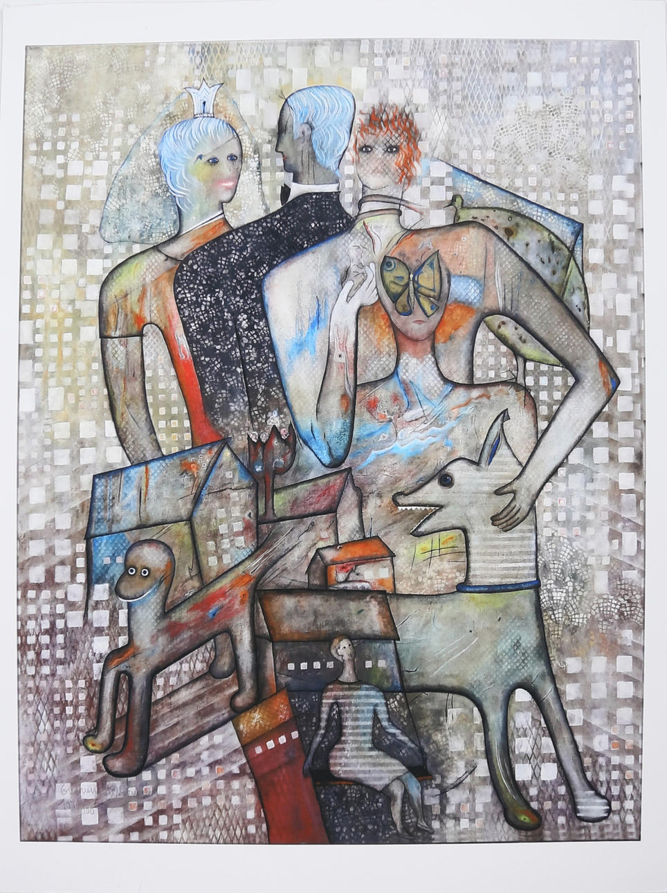 GUDRUN KELLERMAN. Brölloppet, gicleétryck nr 100/100 signerad.