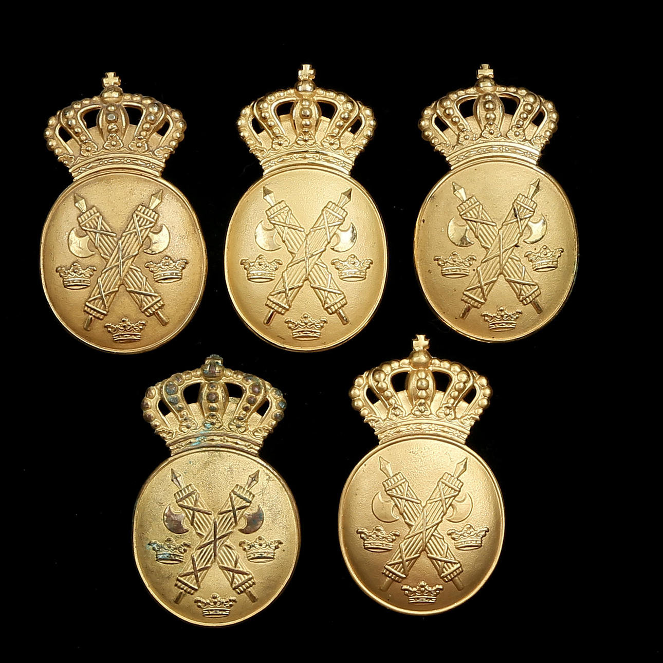 POLISBRICKOR 7 st, 1900-tal.