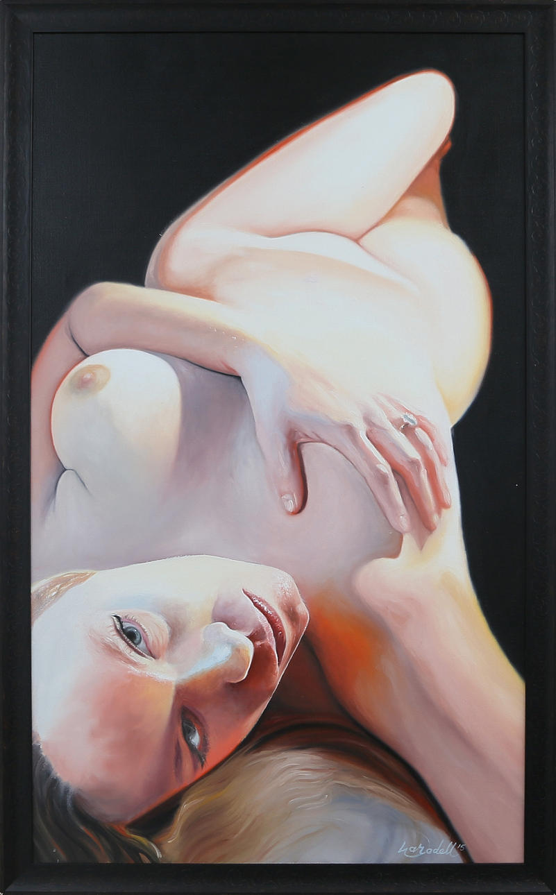 JOHAN WARODELL. OLJA på duk, signerad, 2015.