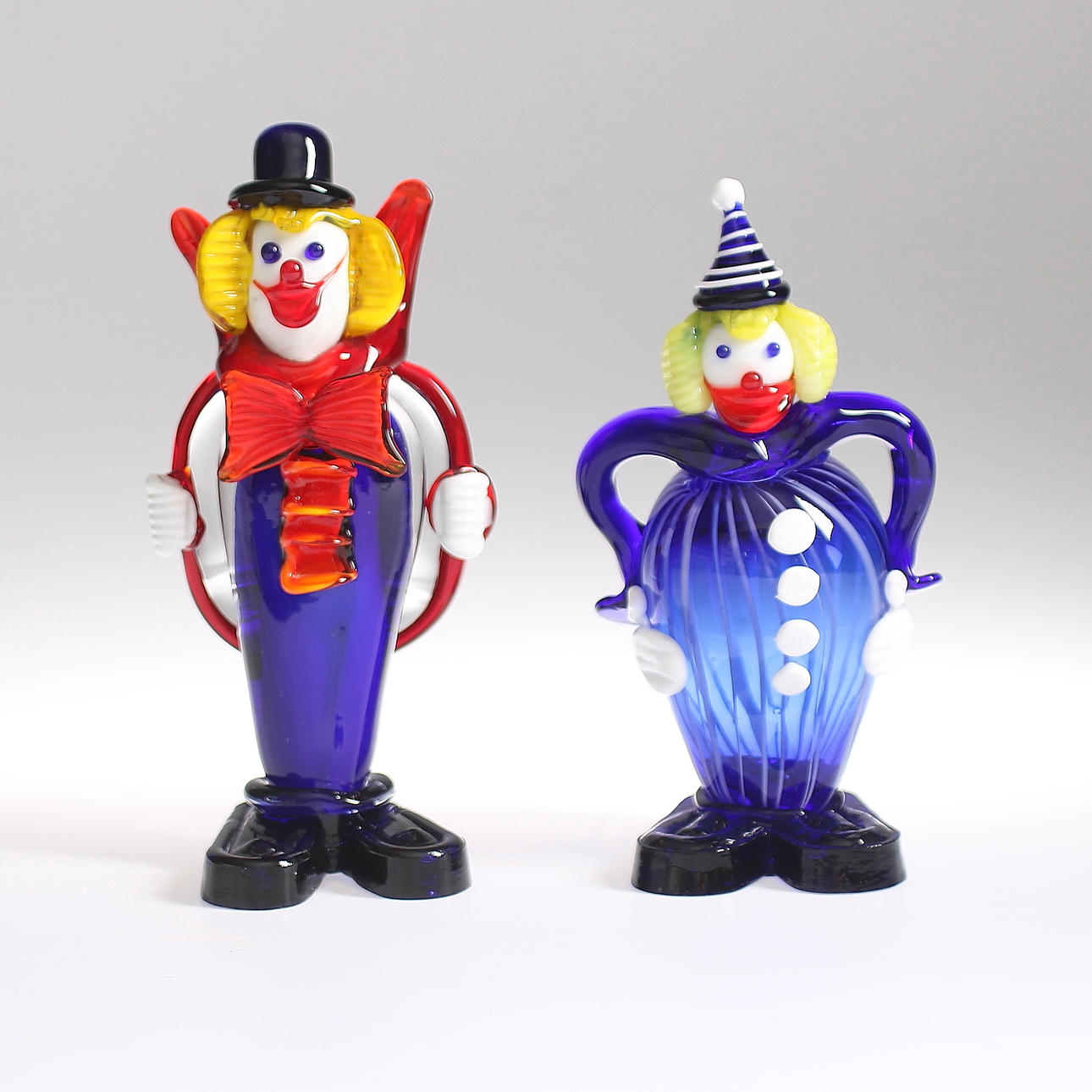 FIGURINER 2 st, glas, Murano. 1900-talets mitt.