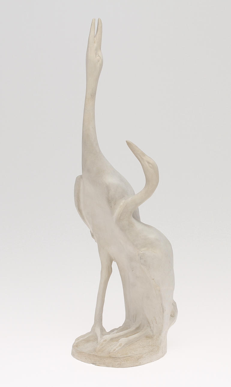 JUSSI MÄNTYNEN. Skulptur, gips, signerad, daterad 1947.