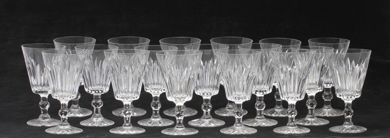 VINGLAS, 18 st, "Pyramid", Fritz Kallenberg, Boda, 1900-tal.