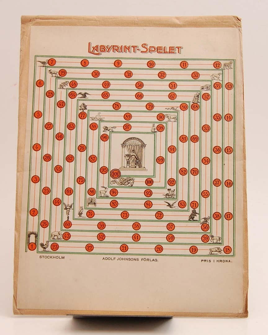 SÄLLSKAPSSPEL. Labyrint-Spelet.