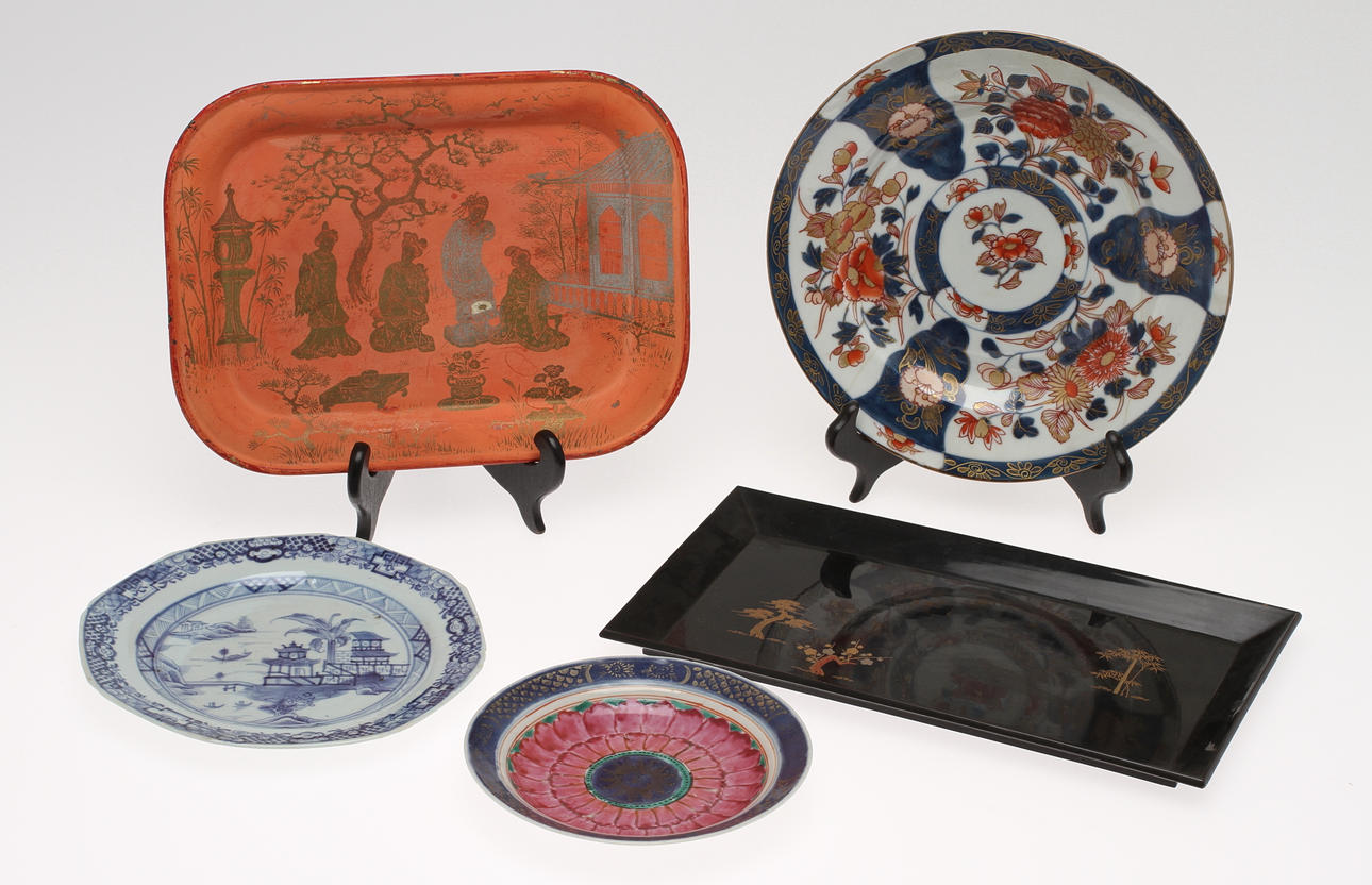 PARTI DIVERSE, 5 delar, mestadels orientaliskt, 18/1900-tal.