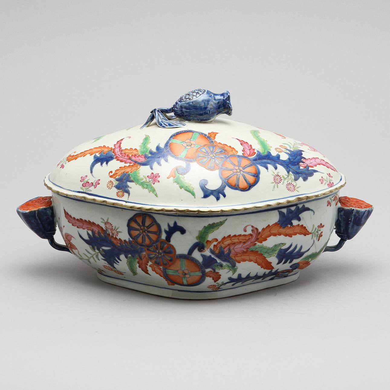 TERRIN, porslin, Kina, 1700-tal.