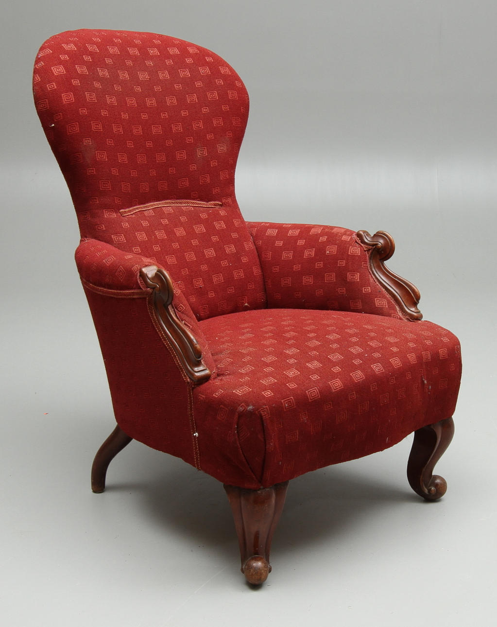 FÅTÖLJ, nyrokoko, 1800-tal.