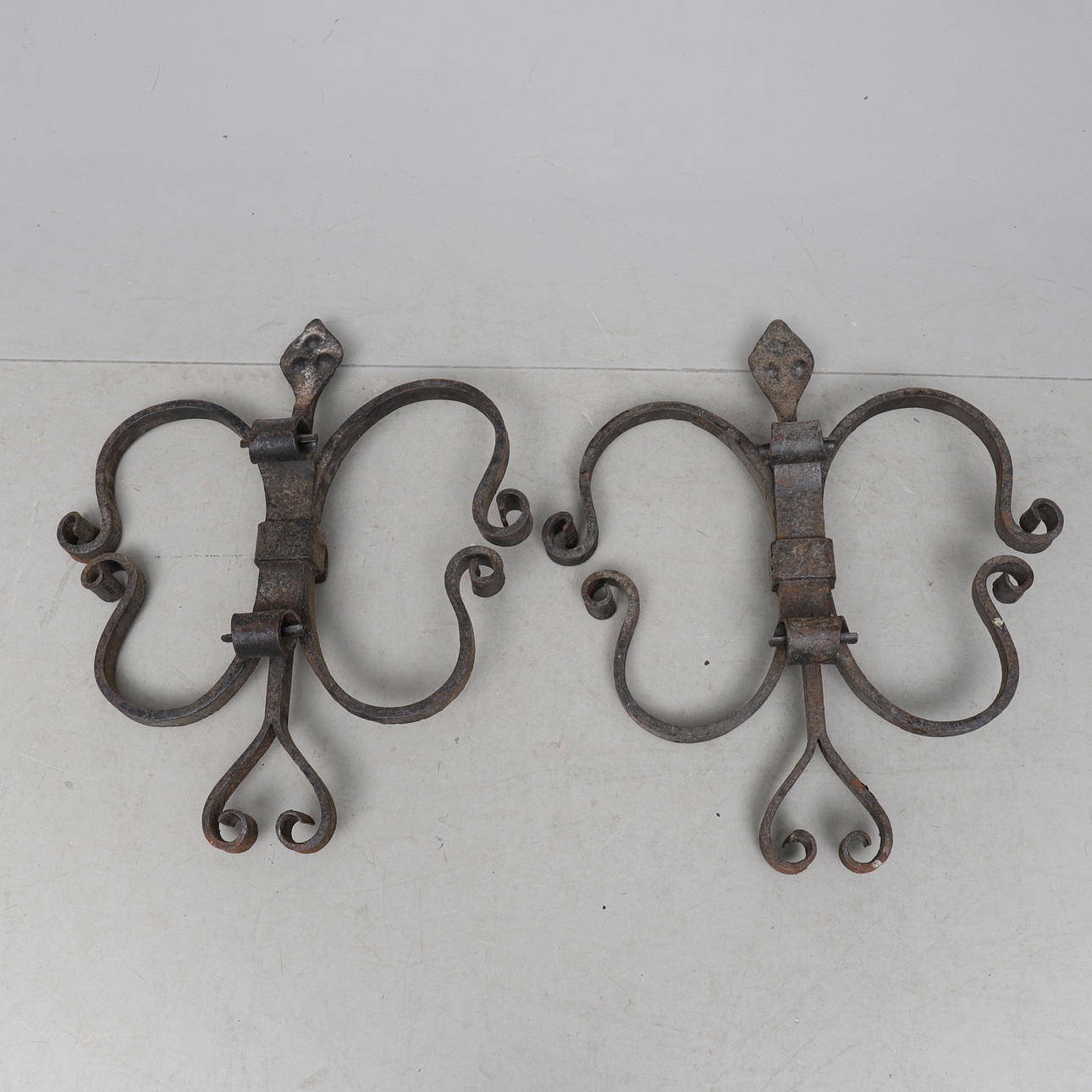 ANKEREISEN/ANKERENDE, 2 Stk., 19. Jahrhundert.