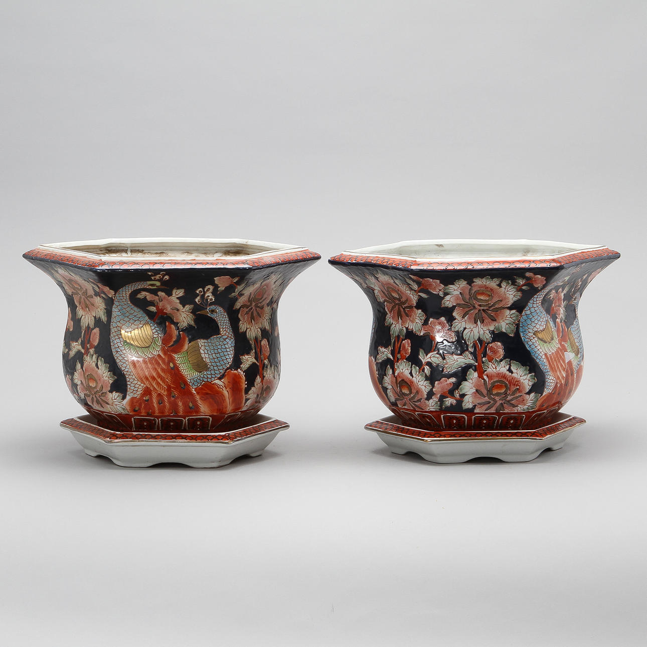 YTTERFODER, ett par, porslin, Kina, 1900-tal.