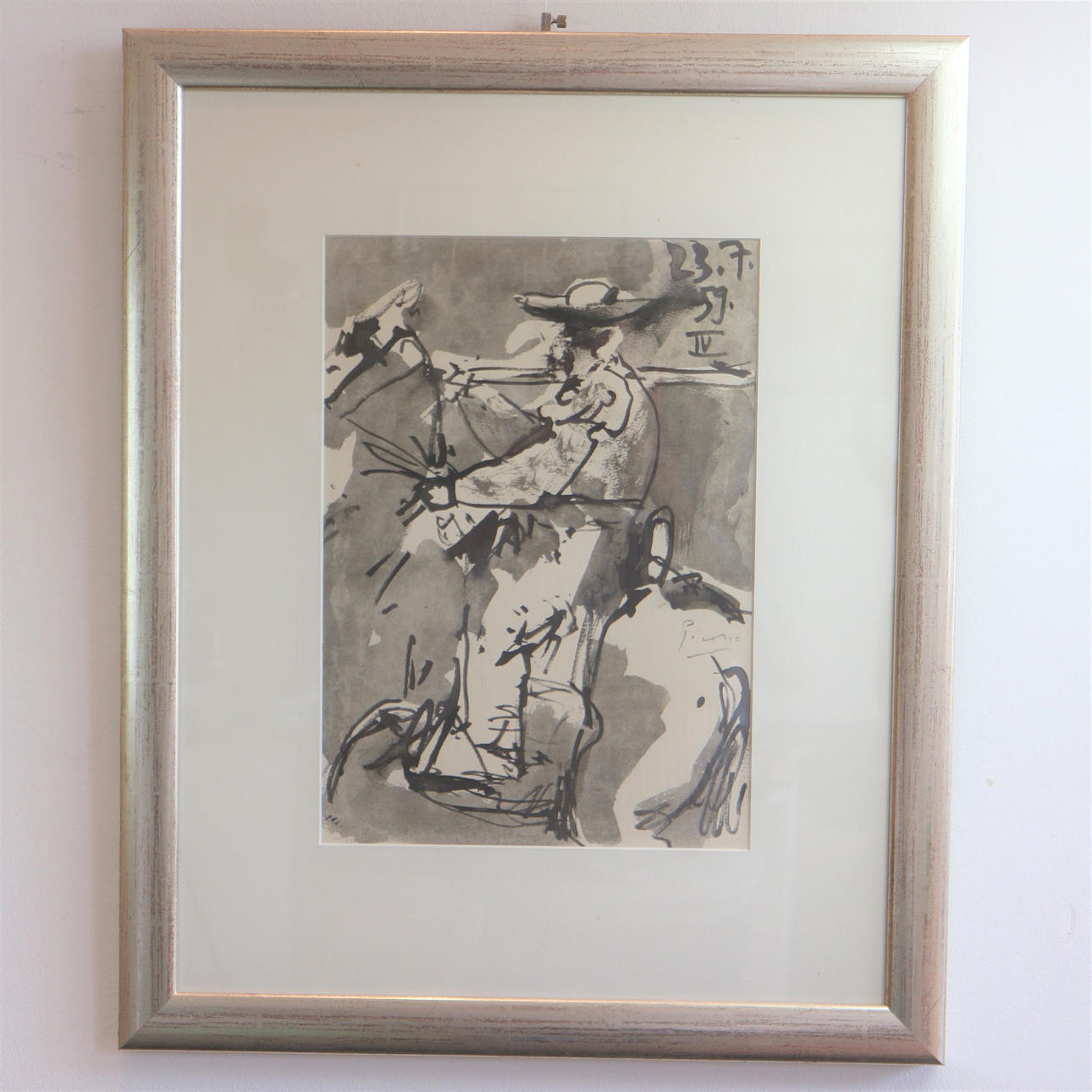 PABLO PICASSO. LITHOGRAFIE 2 BLATT.