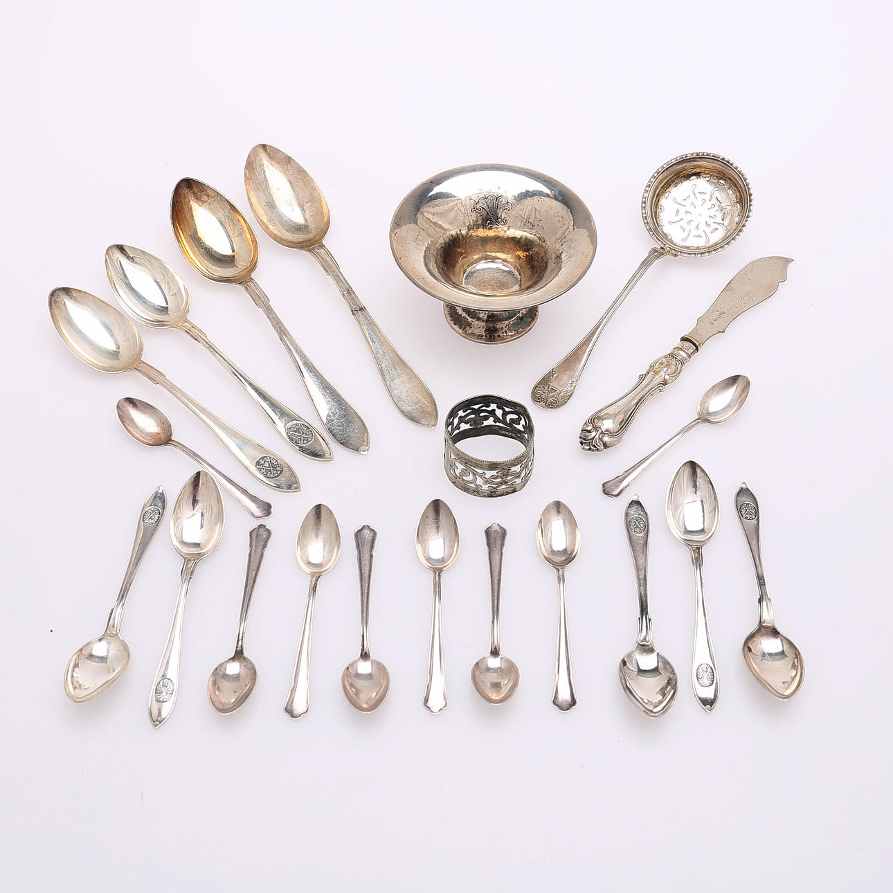 SILVER OBJECTS, A Collection, 502 grams. Silver & Metals - Silver ...