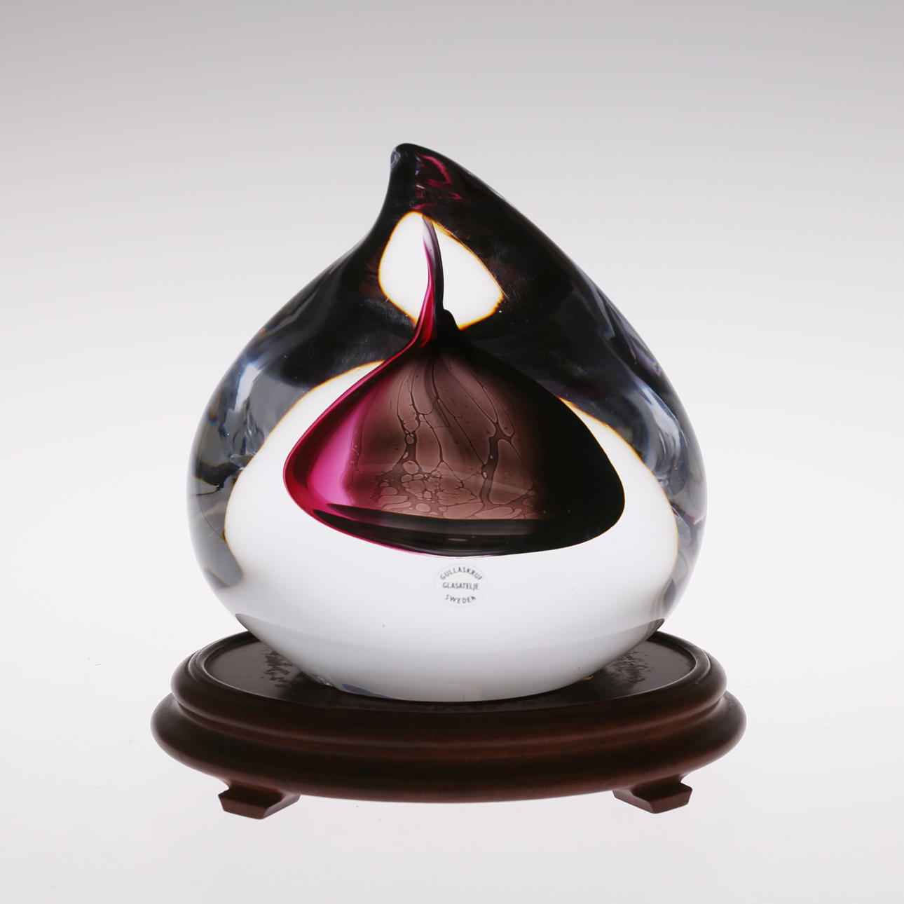 SCULPTURE, glass, Gullaskruf Glas atelier.