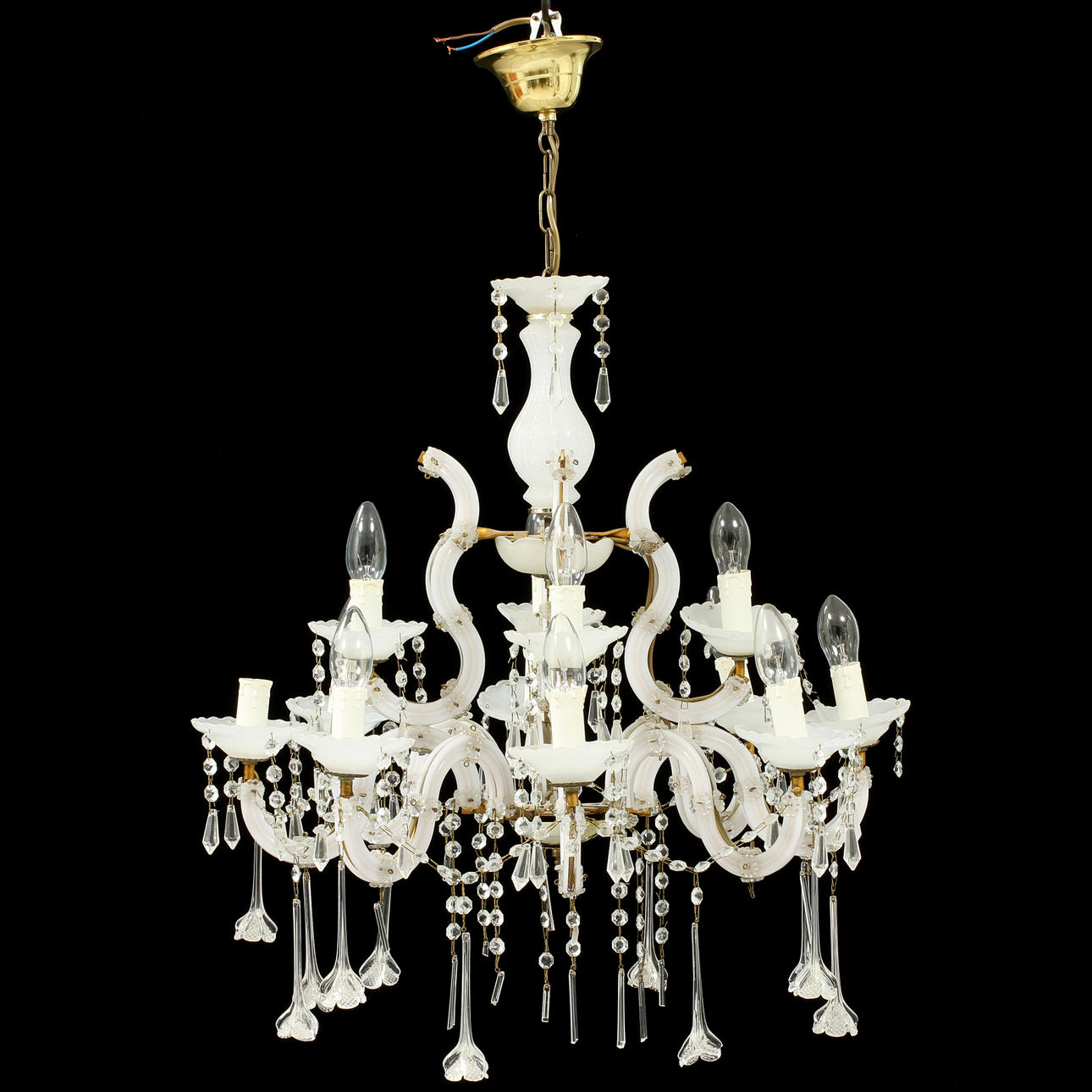 LJUSKRONA, Maria Teresia-stil. Höjd ca 45cm.