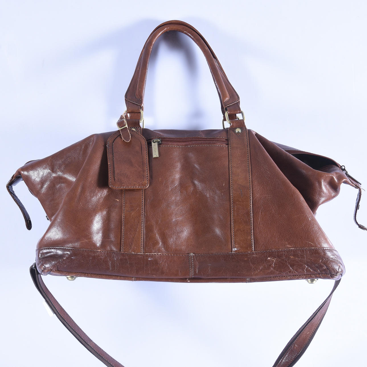 VÄSKA, läder, Velorbis.