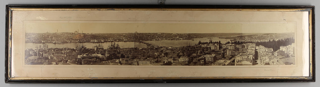 FOTOGRAFIER 2 st, Panorama över Istanbul, tidigt 1900-tal.