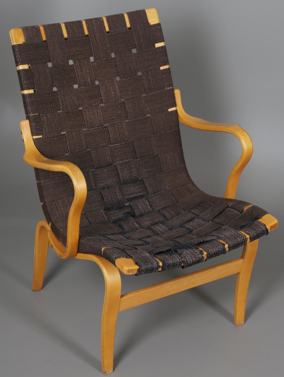 FÅTÖLJ, "Eva". Formgiven av Bruno Mathsson.