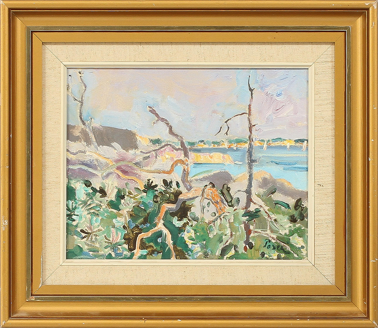 MARTIN POSER. Olja på duk, signerad.