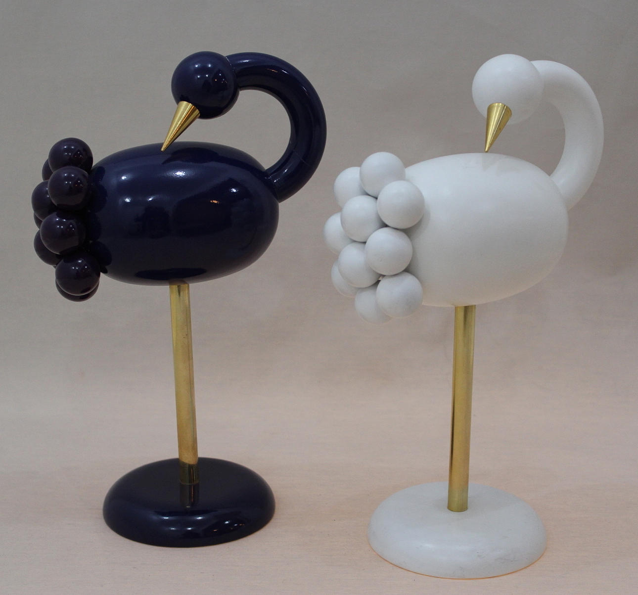 FÅGLAR 2 stycken , finsk design.