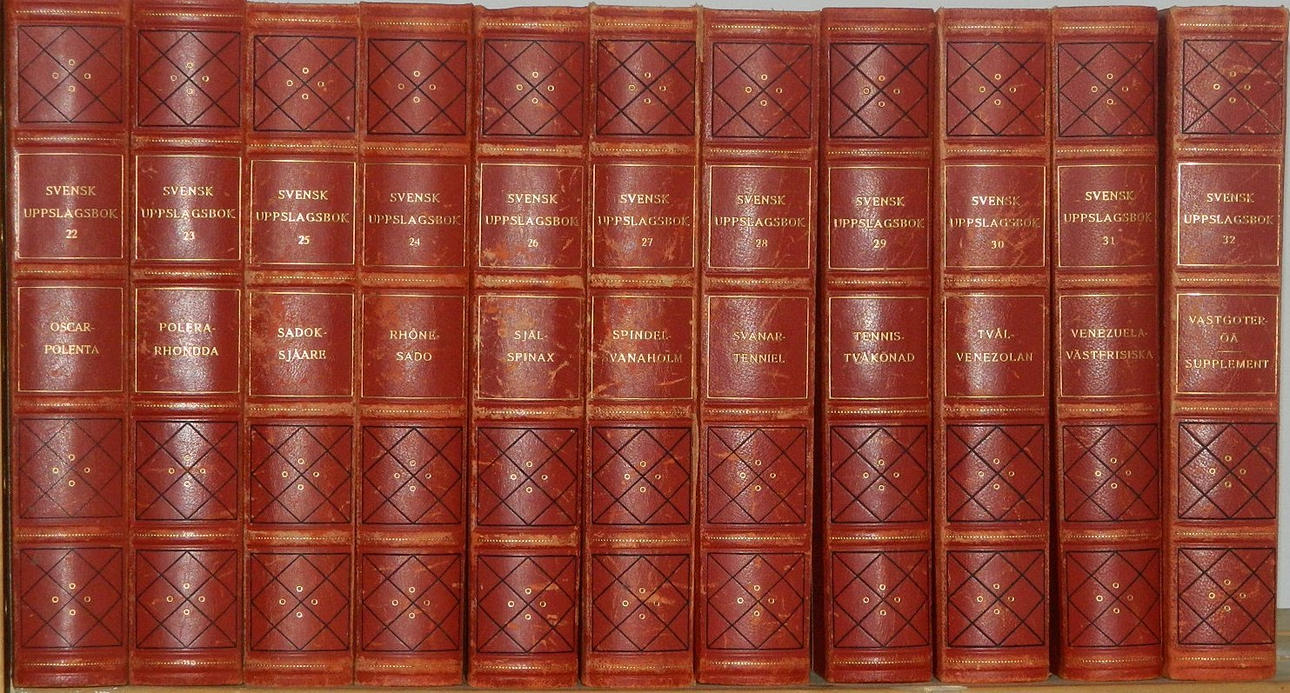 UPPSLAGSBÖCKER 22 band.