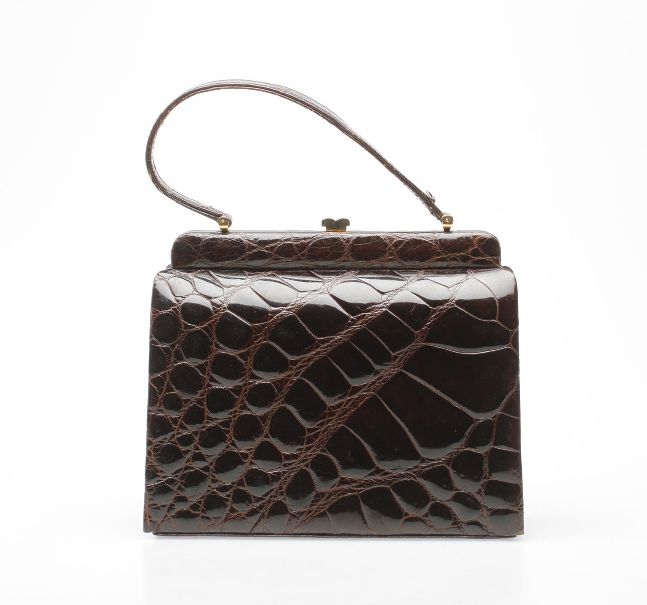 HANDVÄSKA krokodil, Berma, Paris.