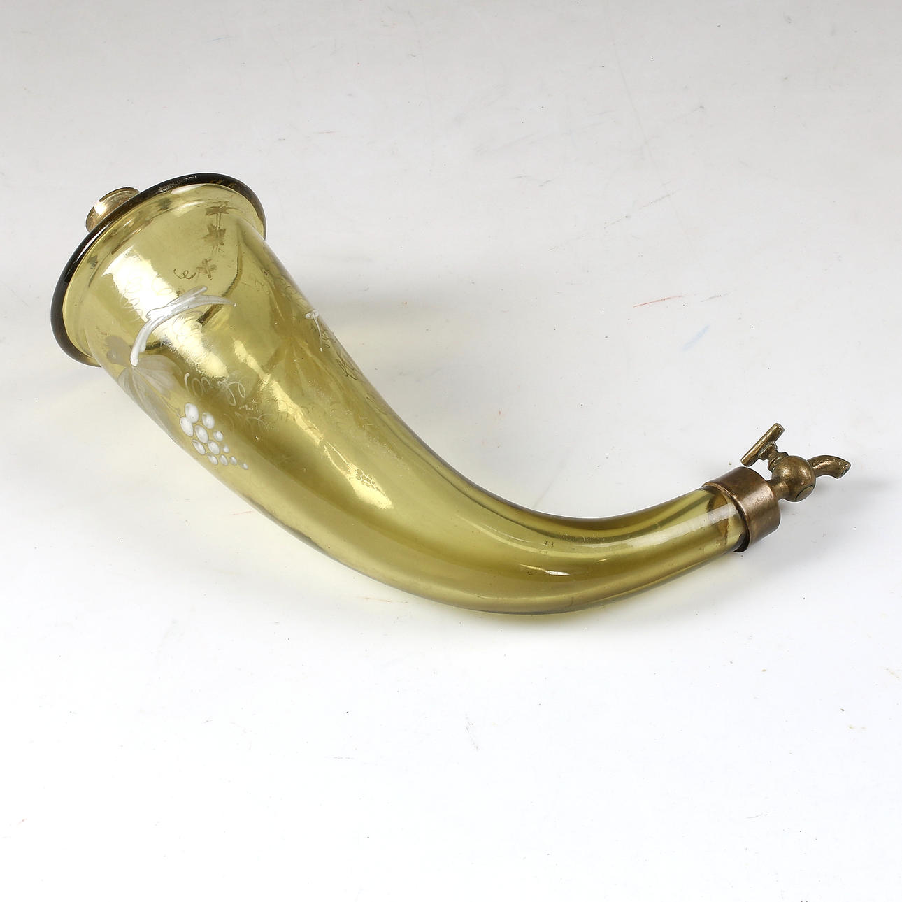 TRINKHORN, Glas und Messing, 18/1900.