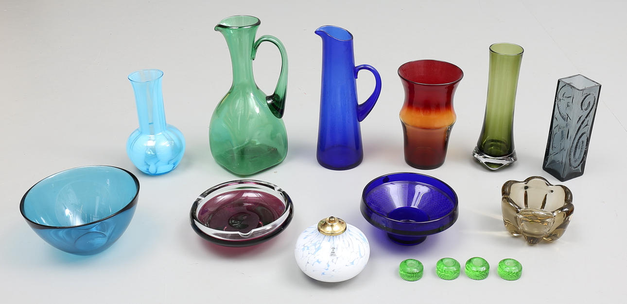 PARTI GLAS (15), bl. a Orrefors, Skruf, Nybro, 1900-talets andra hälft.