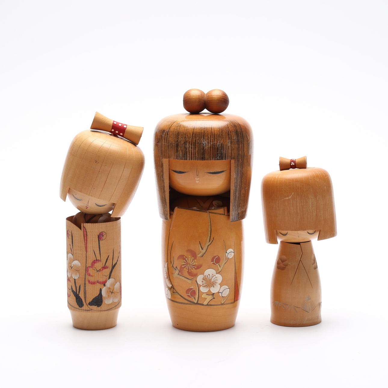 PUUNUKET, 3 kpl, Creative Kokeshi, Japani.