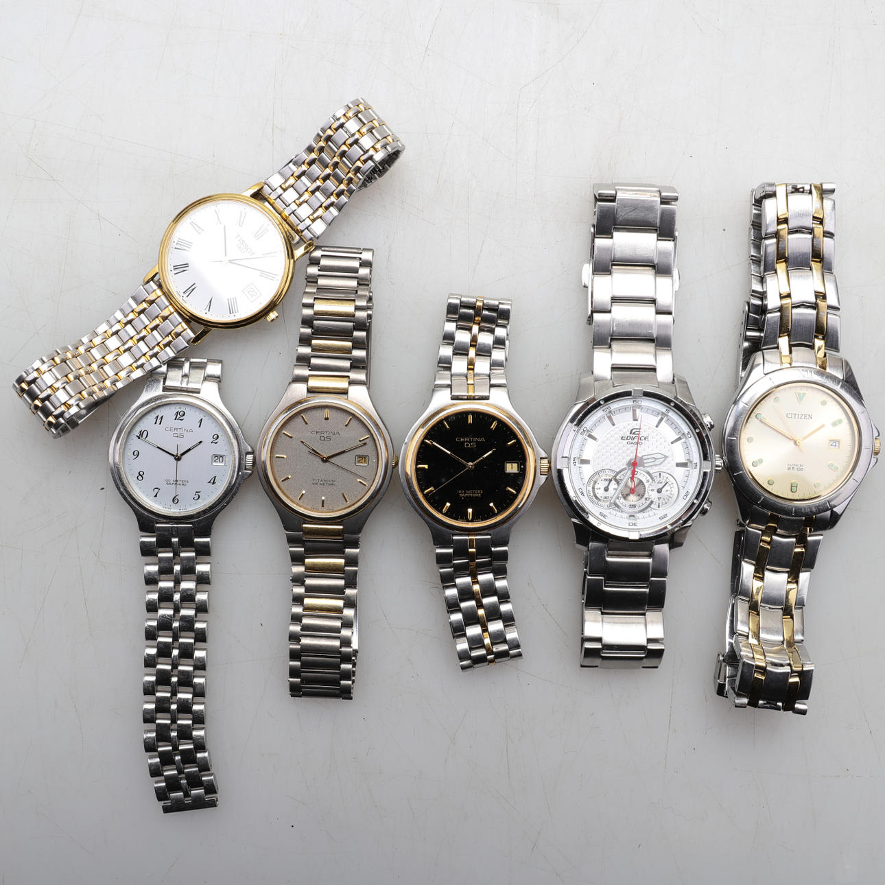 BRACELET WATCH, 6 pieces, quartz.