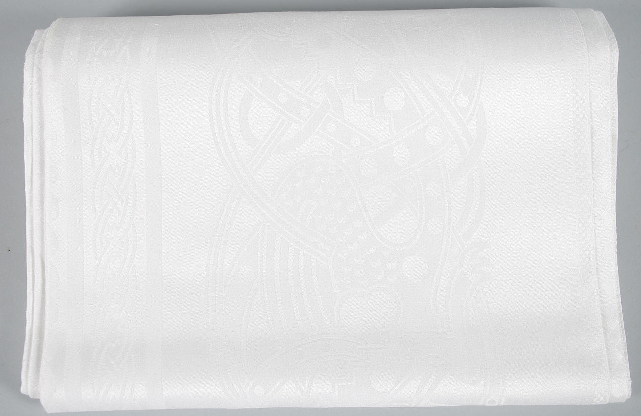 LINNEDUK, drakmönstrad.