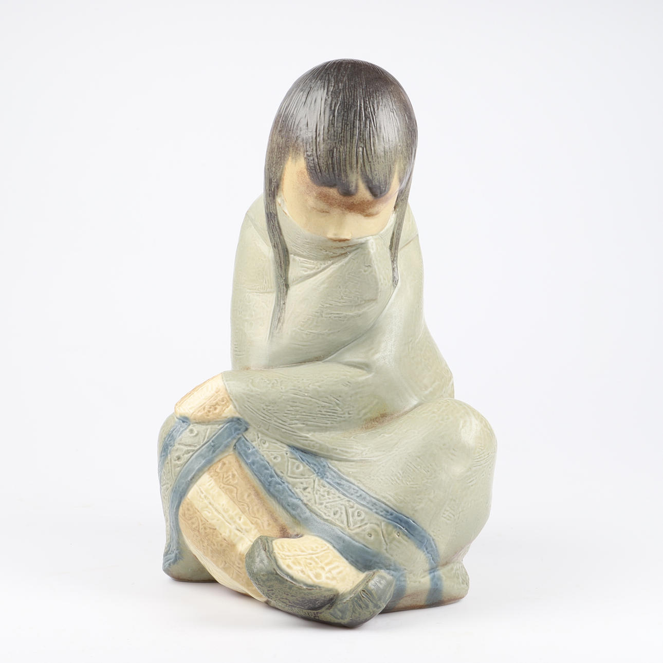 FIGURIN, porcelæn, Eskimo, Lladro.