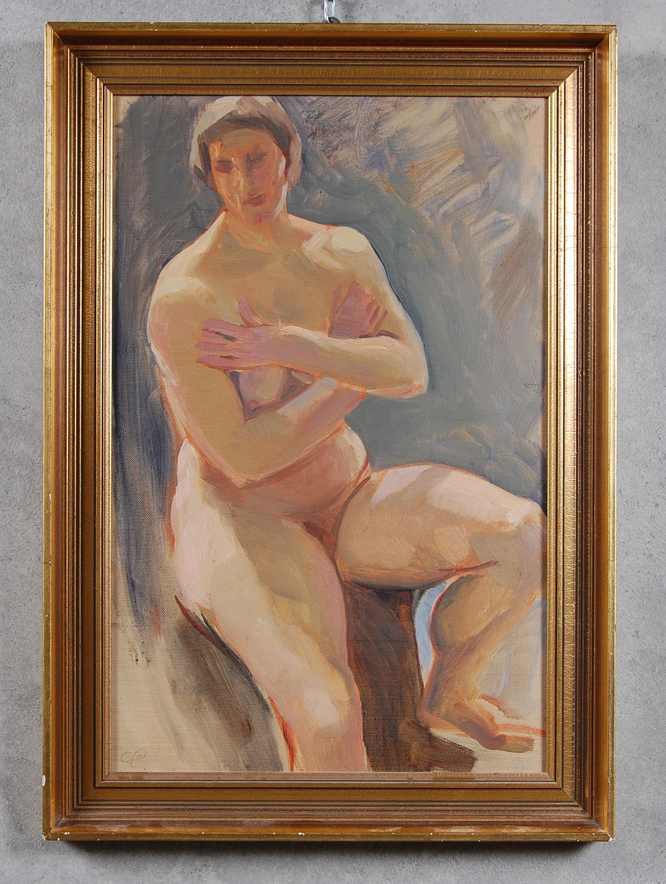 GEORGE PAULI. 1855-1935, olja på pannå, signerad.