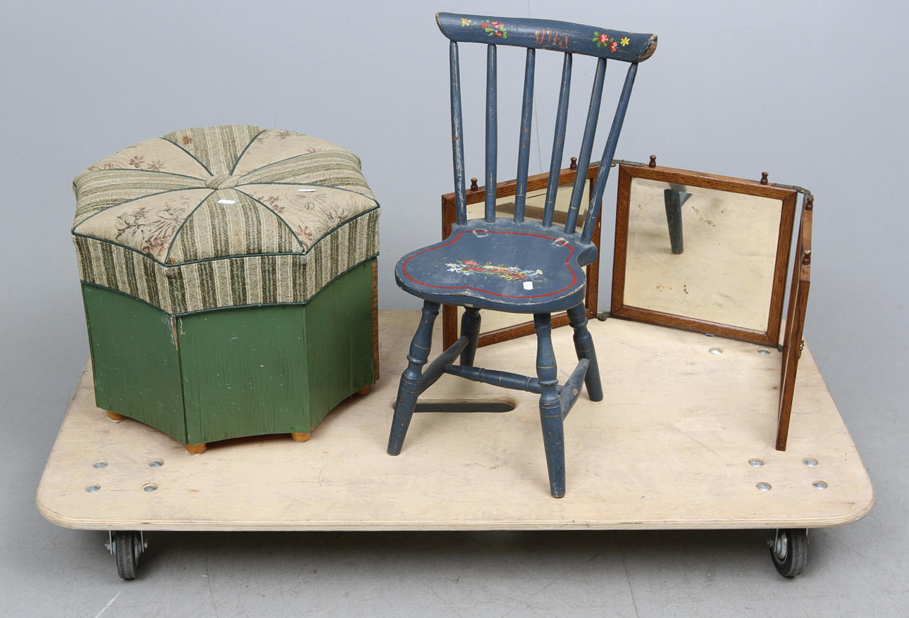 SYPUFF, BARNSTOL och SPEGEL, 1900-tal.