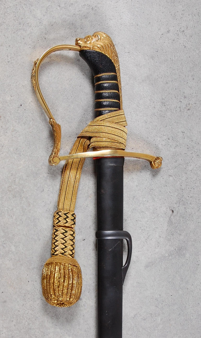 OFFICERSSABEL, M/1899, lång klinga, märkt GE Svalling Rosenfors.