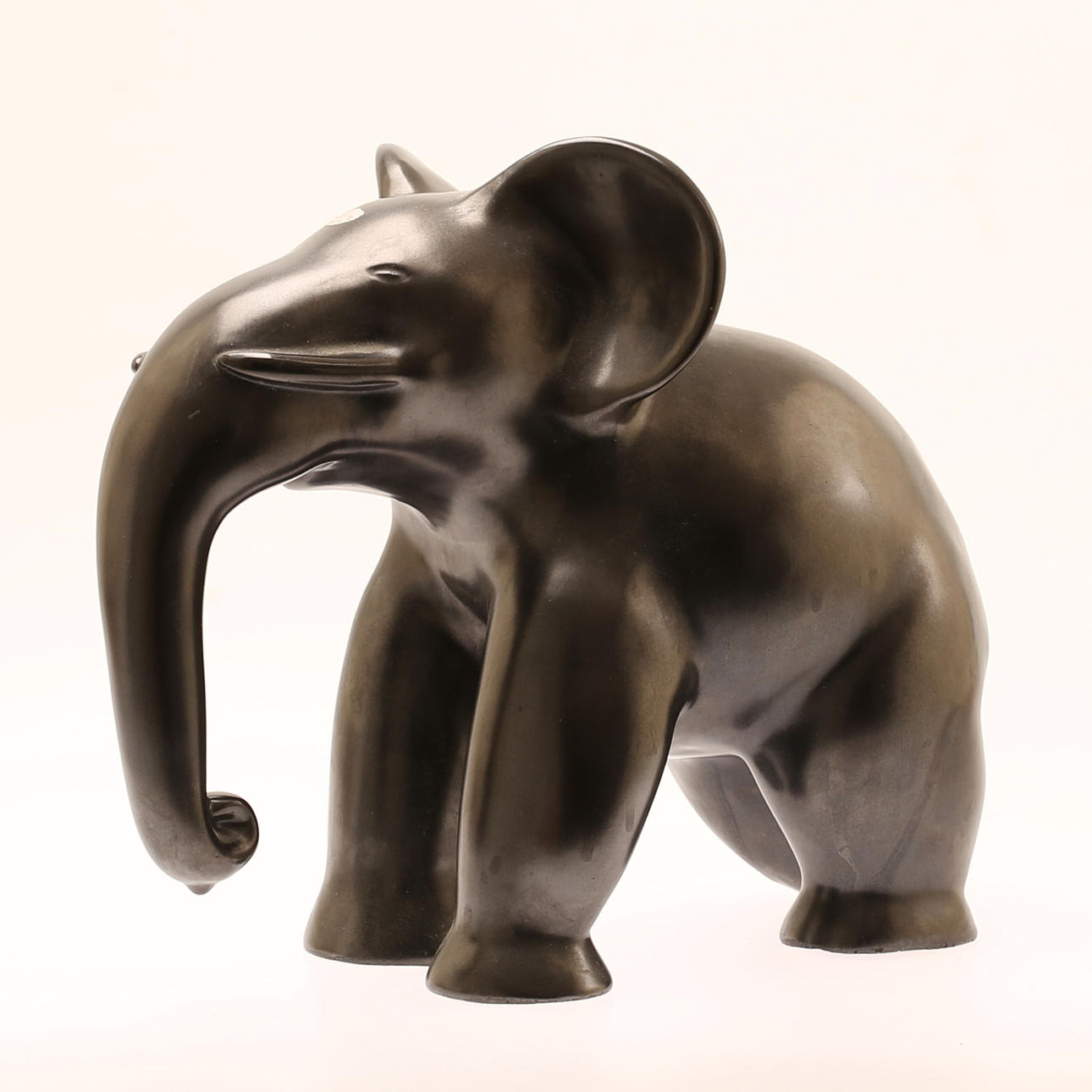 SKULPTUR, Elefant, Keramik, Allan Ebeling, Upsala Ekeby.