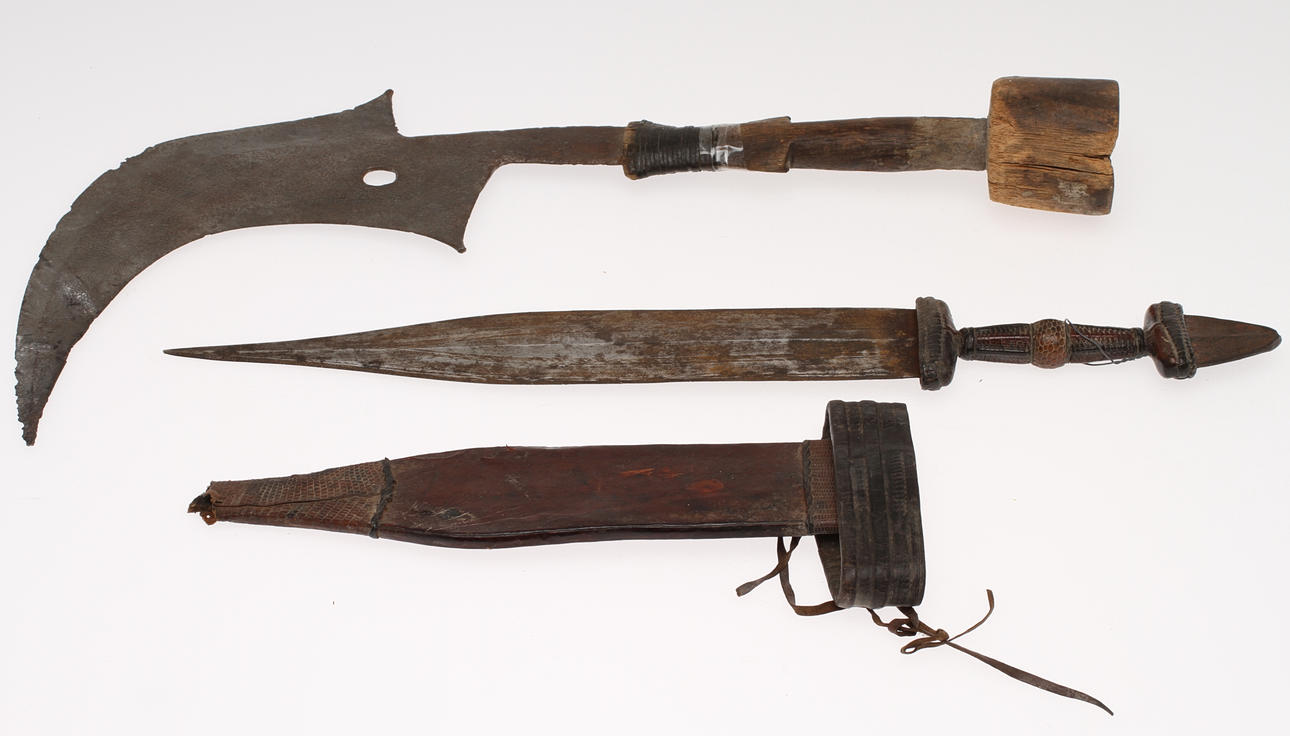 MANGBETUKNIV, DOLK, Afrika, omkring 1900.