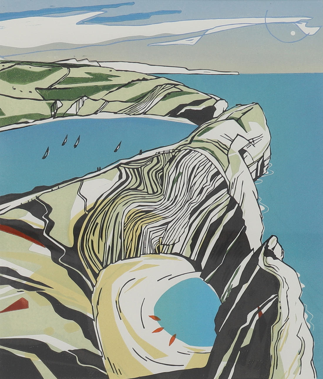 COLIN MOORE. TRAPPHÅLET LULWORTH.