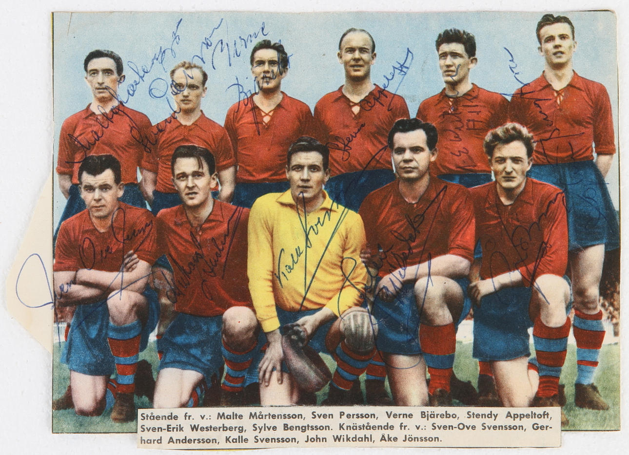 AUTOGRAFER, Fotboll, Hälsingborgs IF 1951-52.