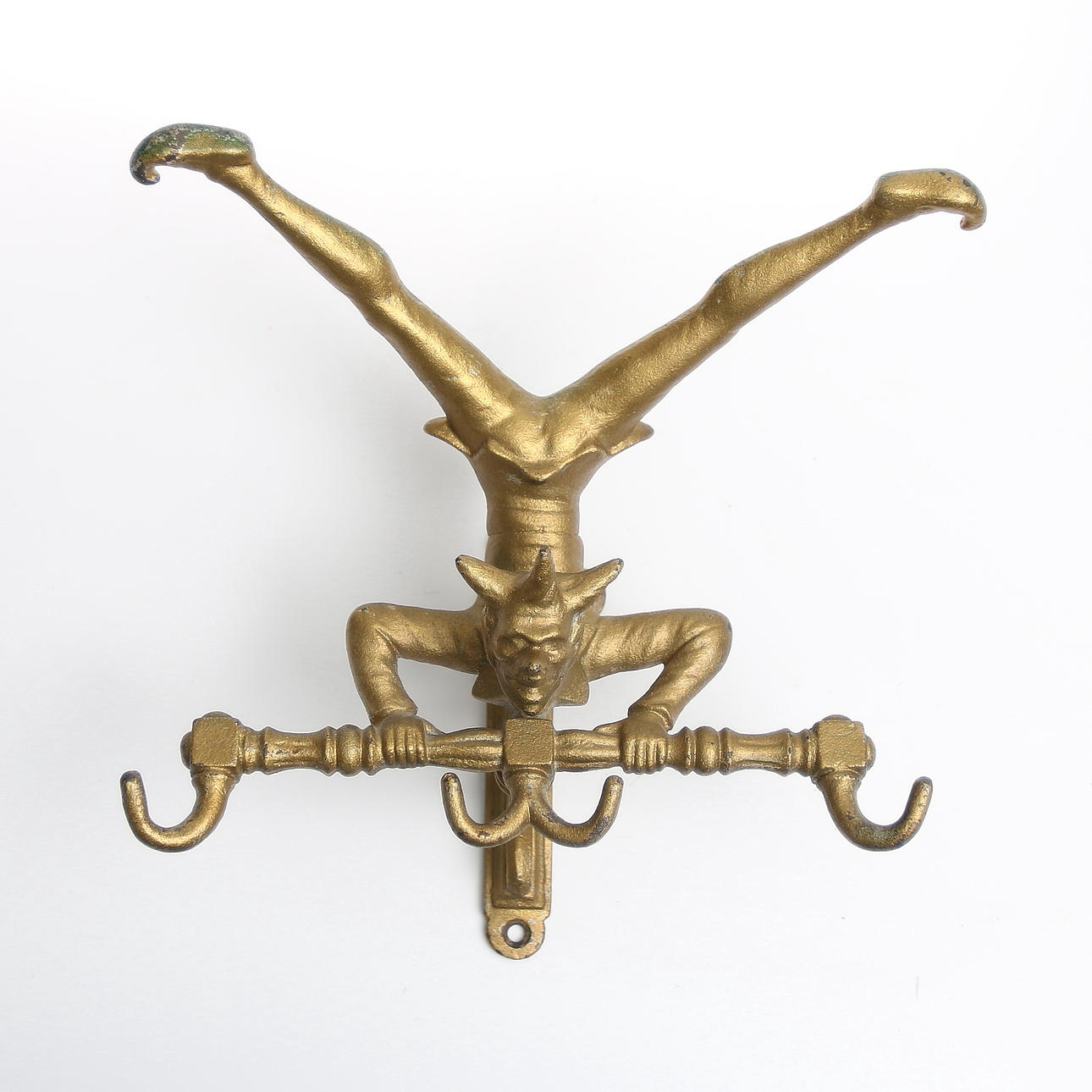 KLÄDHÄNGARE, gjutjärn, sekelskiftet.