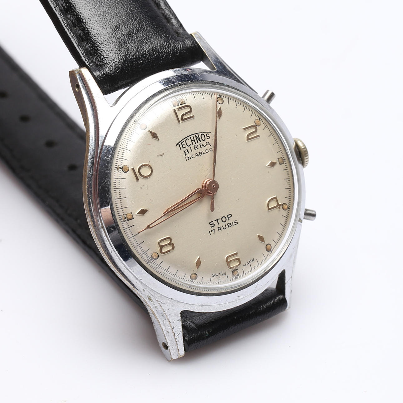 MEN'S BRACELET, steel, Technos Birka Stop.