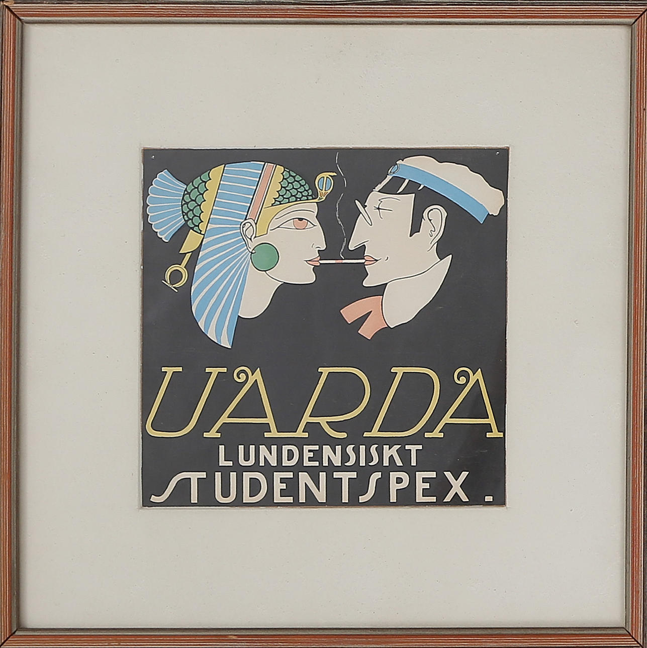 TRYCK, Studentspex, Lund, 1900-tal.